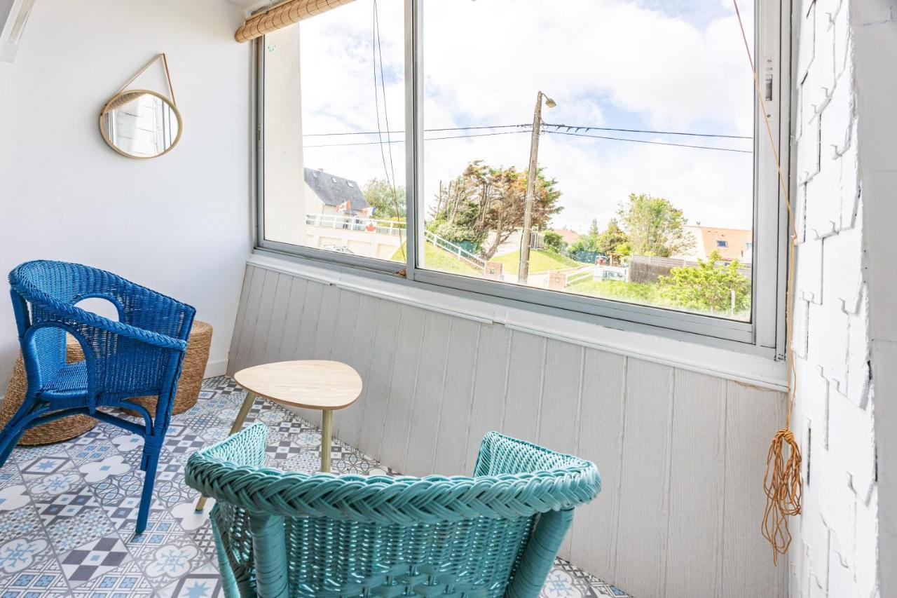 La Tortue Joyeuse - Appartement Avec Loggia Bernieres-sur-Mer Ngoại thất bức ảnh